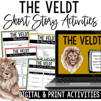Preview of The Veldt by Ray Bradbury - Dystopian Short Story Activities & Worksheets