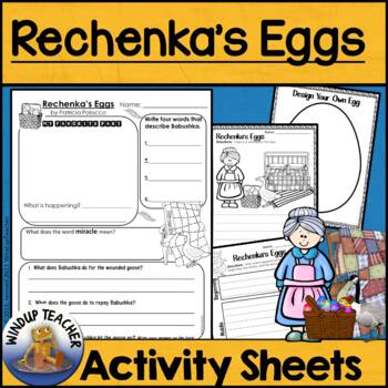 Preview of Rechenka's Eggs Activity Sheets  - Print and Go!