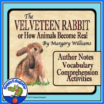 Preview of The Velveteen Rabbit PowerPoint with Vocabulary and Comprehension Questions
