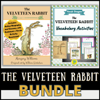 Preview of The Velveteen Rabbit ebook + Vocabulary Activities | BUNDLE | spring reading