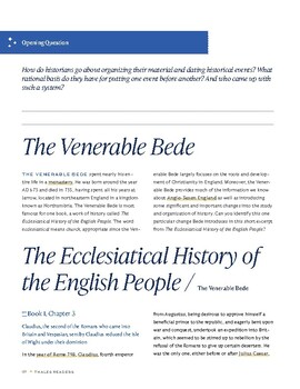 Preview of The Venerable Bede: Ecclesiastical History, "AD vs. BC Naming"