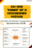 The Verb "Kommen" with 14 Different Prefixes in German
