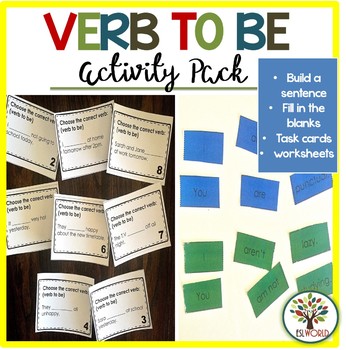 verb tenses activities worksheets verb to be by super esl teaching resources
