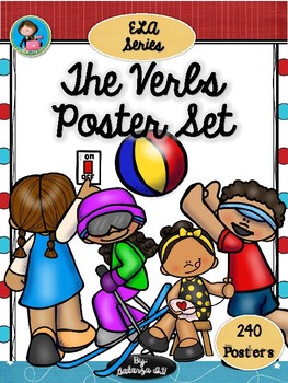 Preview of The Verbs 240 Poster Set
