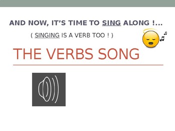 Preview of THE VERBS LESSON (with sing-along song)