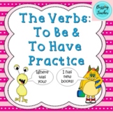 The Verbs: To Be and To Have No PREP!!!! Worksheets