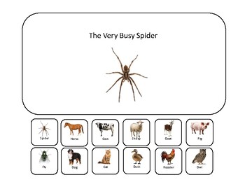 Preview of The Very Busy Spider Adapted Animal Book
