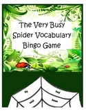 Eric Carle The Very Busy Spider Bingo Reading Activity
