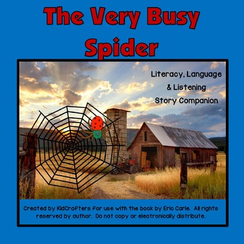Preview of The Very Busy Spider Book Companion