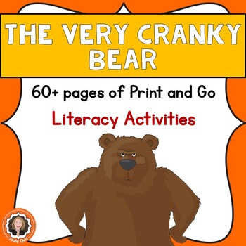 Preview of The Very Cranky Bear Book Study- Print & Go Literacy Activities