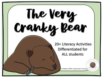 Preview of The Very Cranky Bear Literacy Unit Worksheets and Activities