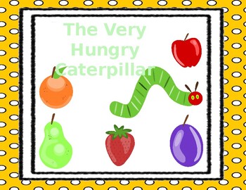 Preview of The Very Hungary Caterpillar Unit Print and Go