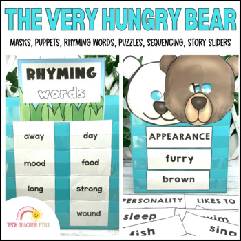 Preview of The Very Hungry Bear by Nick Bland Story Retell Activities