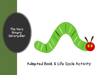 Preview of The Very Hungry Caterpillar Adapted Book/Activity