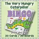 The Very Hungry Caterpillar BINGO & Memory Matching Card G