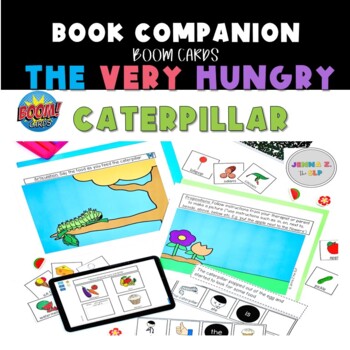 Preview of The Very Hungry Caterpillar Book Companion (Printable PDF and Boom Cards)