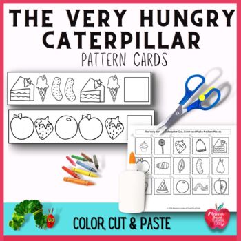 Preview of The Very Hungry Caterpillar Pattern Cards