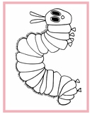 The Very Hungry Caterpillar Coloring Sheet