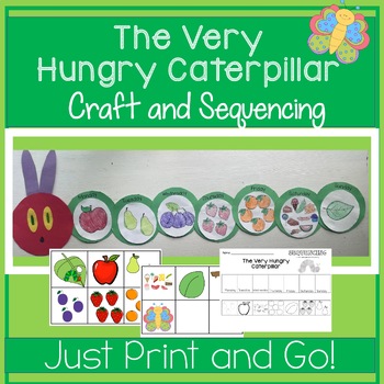 Preview of The Very Hungry Caterpillar - Craft and Sequencing Activities