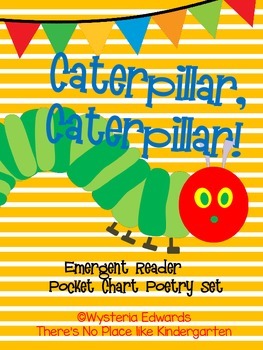 Preview of The Very Hungry Caterpillar Emergent Reader and Flannel Board Activity