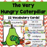 The Very Hungry Caterpillar English Word Wall Cards