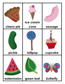 The Very Hungry Caterpillar Flash Cards by MyAceStraw | TpT