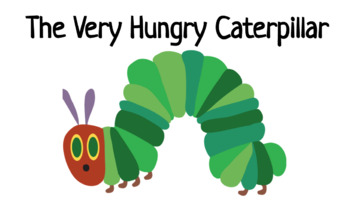 Preview of The Very Hungry Caterpillar - Google Slides for Preschool, Pre-k