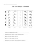 The Very Hungry Caterpillar Graphing Activity