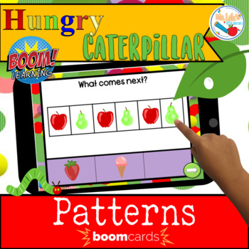 Preview of The Very Hungry Caterpillar: PATTERNS! Boom Cards