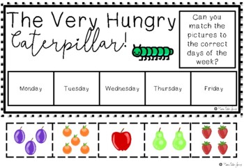 The Very Hungry Caterpillar Cut and Paste Sequencing Activities#