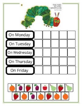 Preview of The Very Hungry Caterpillar Sequencing