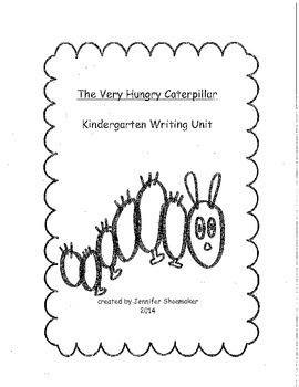Preview of The Very Hungry Caterpillar Sheltered Writing