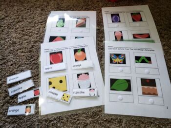 Preview of The Very Hungry Caterpillar Unit for Special Education