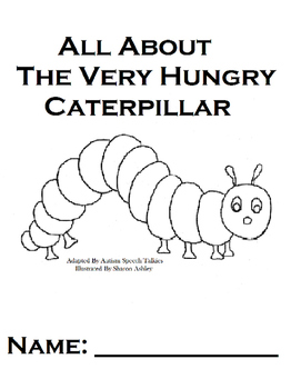 Preview of The Very Hungry Caterpillar Vocabulary Workbook &"WH" questions (Retell)