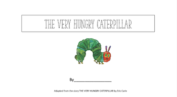 Preview of The Very Hungry Caterpillar mini printable book