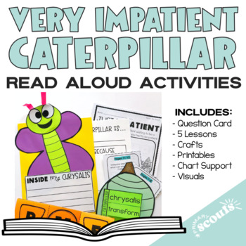 Preview of Spring Read Aloud Activities for Caterpillar | Spring Butterfly Craft