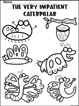 Caterpillar Coloring Page - Crafts With Lisa