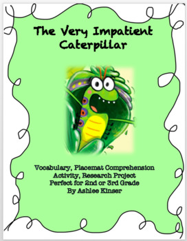 Preview of The Very Impatient Caterpillar - Comprehension, Vocabulary and Research
