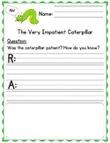 The Very Impatient Caterpillar- Writing Response