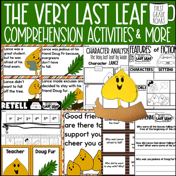 Preview of The Very Last Leaf Fall Reading Comprehension Book Companion