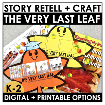 Preview of The Very Last Leaf Read Aloud Digital + Print Google Slides™ | Retell Craft