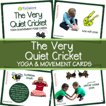 Preview of The Very Quiet Cricket Yoga & Movement Cards