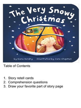 Preview of The Very Snowy Christmas Activity Pack