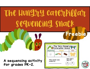 Preview of The Very Hungry Caterpillar Sequencing Snack