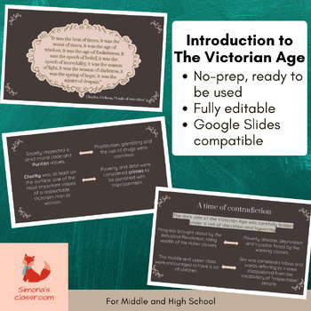 Preview of The Victorian Age - presentation