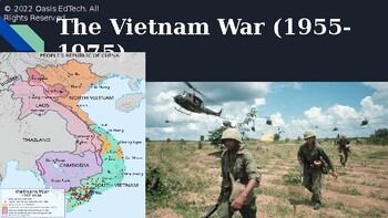 Preview of The Vietnam War Google Slides