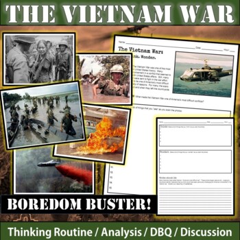 Preview of The Vietnam War Photo Analysis and DBQ