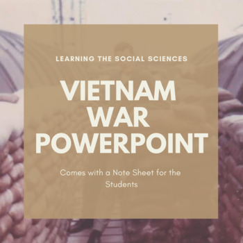 Preview of The Vietnam War PowerPoint Bundle