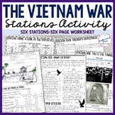 The Vietnam War Stations Activity Soldier’s Experiences Cu