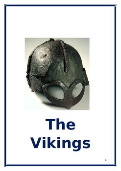 Preview of The Vikings Unit Booklet with Questions